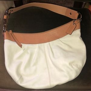 Coach Bone (white) and Tan purse GUC